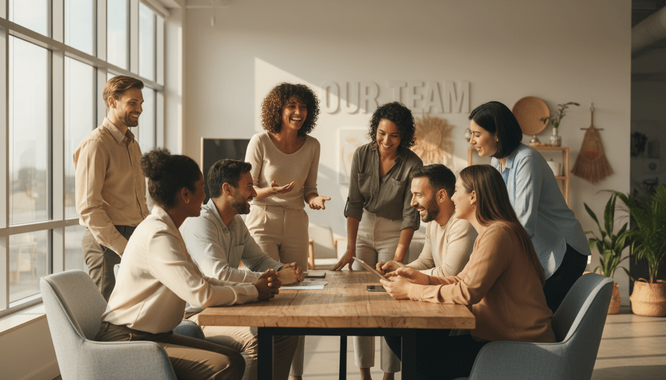 Existing team members continuing operations with support and stability